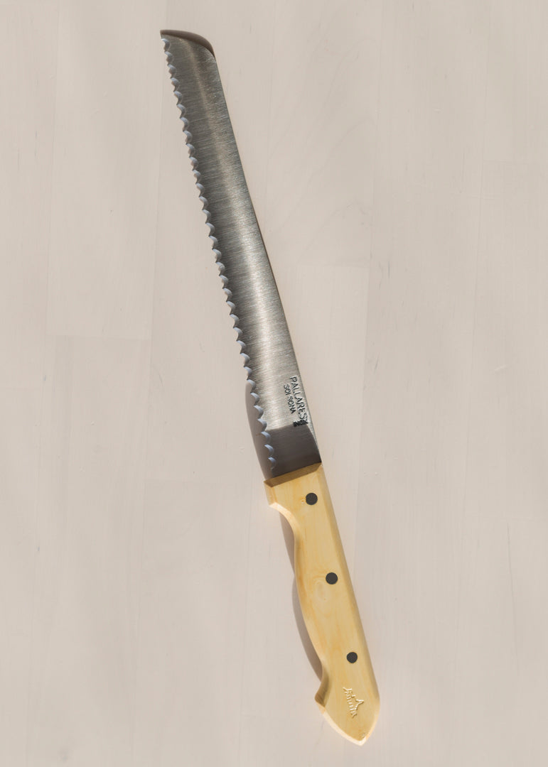 Pallares Solsona - Bread Knife 20 cm with Boxwood Handle