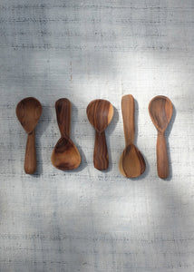 Small Olive Wood Spoon - Flat, Round or Thick