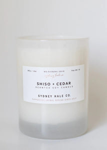 Sydney Hale Co. Candle in Woods, Woodsmoke + Amber, Coastal Juniper, Fir + Blue Sage, Tobacco + Sandalwood, Aloeswood or Shiso +Cedar