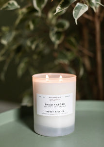 Sydney Hale Co. Candle in Woods, Woodsmoke + Amber, Coastal Juniper, Fir + Blue Sage, Tobacco + Sandalwood, Aloeswood or Shiso +Cedar