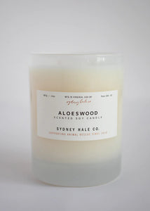 Sydney Hale Co. Candle in Woods, Woodsmoke + Amber, Coastal Juniper, Fir + Blue Sage, Tobacco + Sandalwood, Aloeswood or Shiso +Cedar