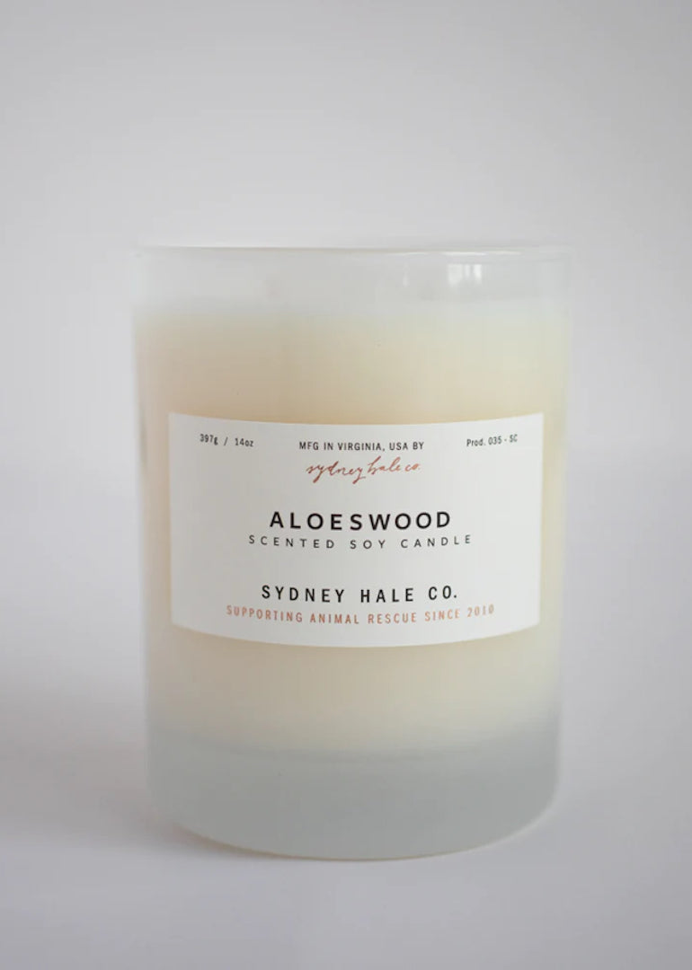 Sydney Hale Co. Candle in Woods, Woodsmoke + Amber, Coastal Juniper, Fir + Blue Sage, Tobacco + Sandalwood, Aloeswood or Shiso +Cedar