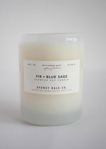 Sydney Hale Co. Candle in Woods, Woodsmoke + Amber, Coastal Juniper, Fir + Blue Sage, Tobacco + Sandalwood, Aloeswood or Shiso +Cedar