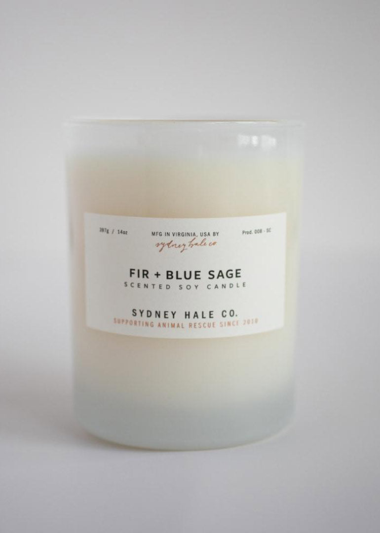 Sydney Hale Co. Candle in Woods, Woodsmoke + Amber, Coastal Juniper, Fir + Blue Sage, Tobacco + Sandalwood, Aloeswood or Shiso +Cedar
