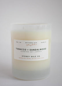 Sydney Hale Co. Candle in Woods, Woodsmoke + Amber, Coastal Juniper, Fir + Blue Sage, Tobacco + Sandalwood, Aloeswood or Shiso +Cedar