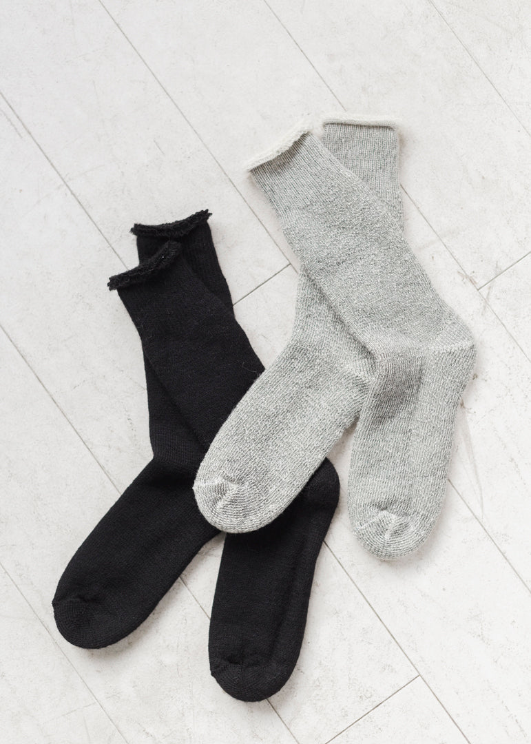 Thermohair - Men's Sock available in Grey or Black